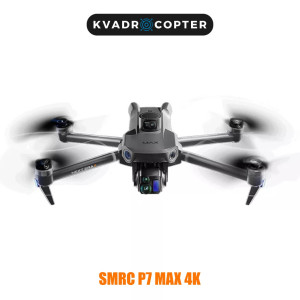Квадрокоптер SMRC P7 Max 4K Black – дрон c 4K и HD камерами, БК двигатели, FPV, GPS, 5G Wi-Fi, EIS, FCC, Трехосевой подвес, Избегание препятствий, Пульт с экраном, до 45 минут, до 10 км. Photo 3